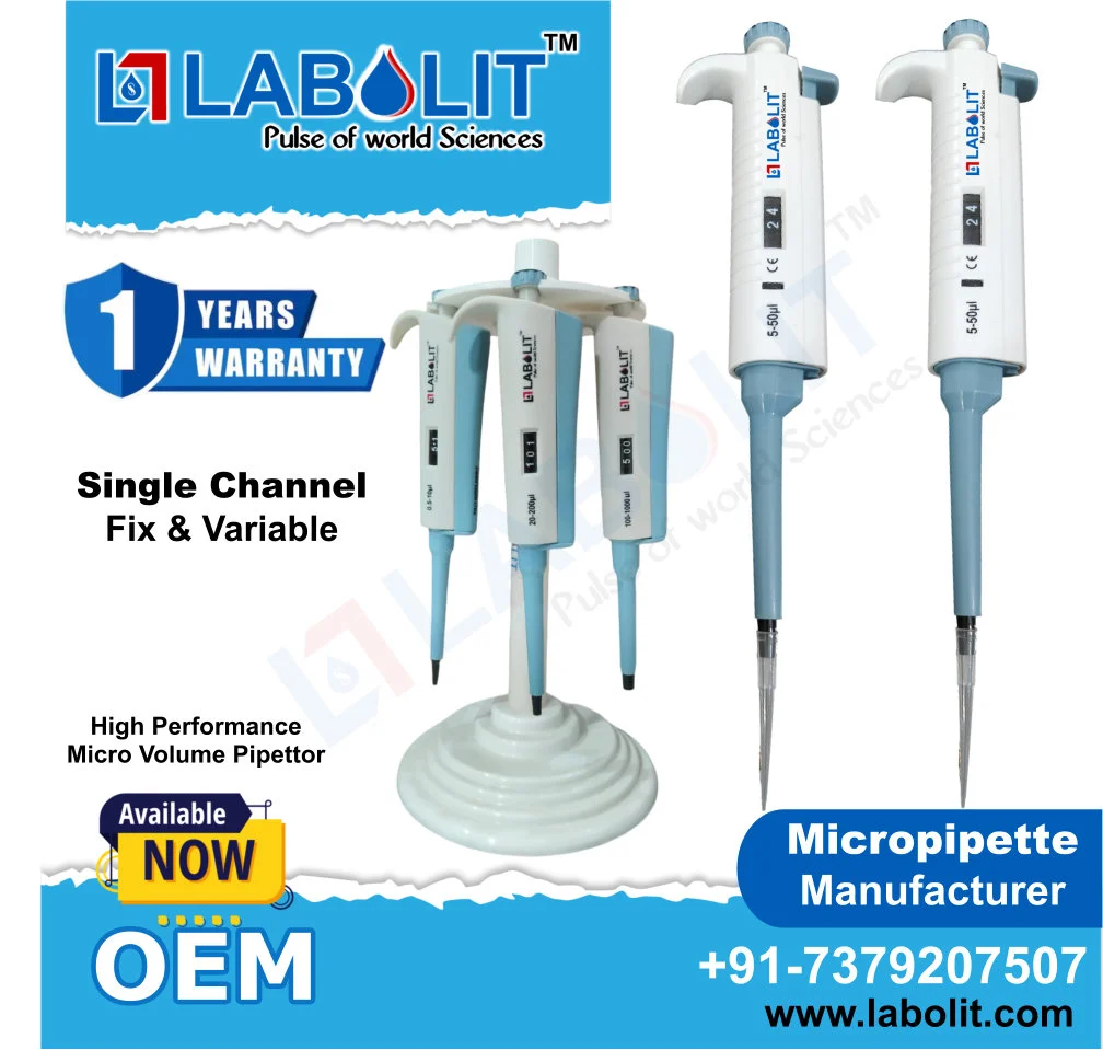 Single Channel Micropipettes labolit brand 