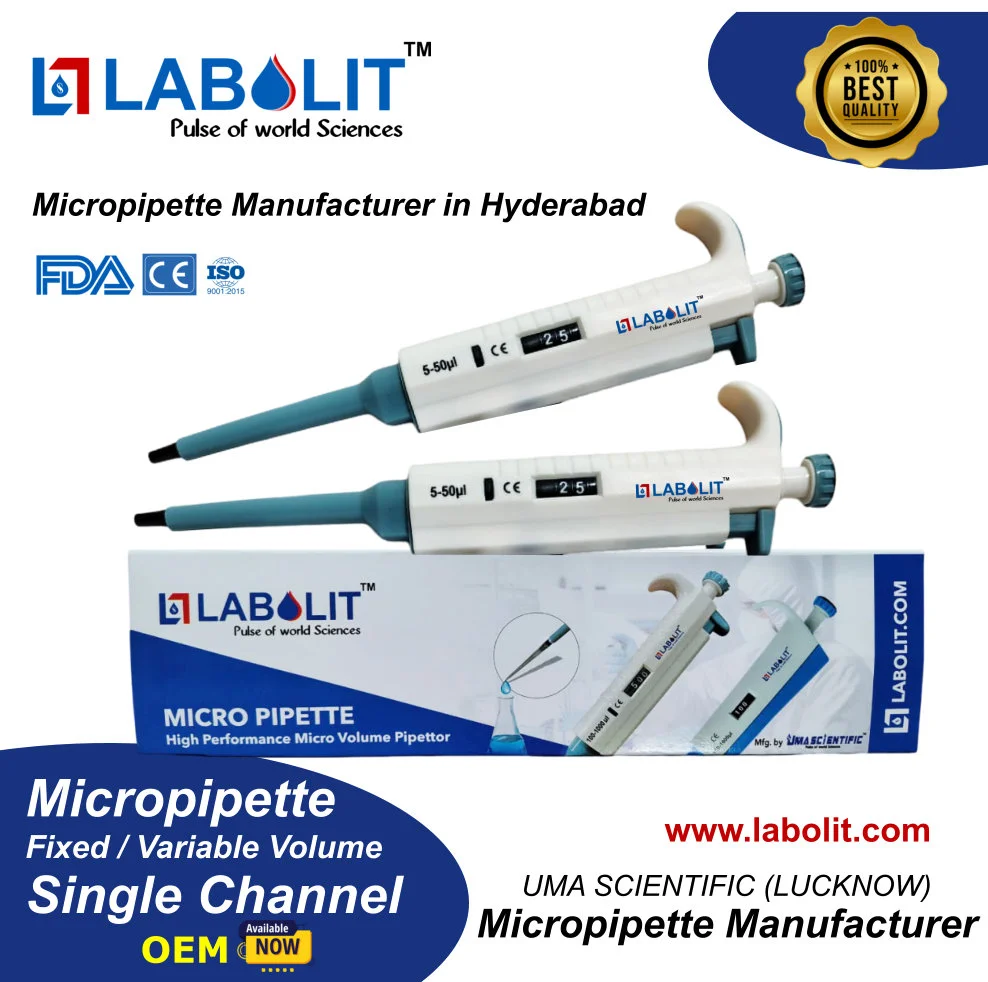 No.1 Micropipette Manufacturer in India – Labolit | India’s No.1 Micropipette Brand