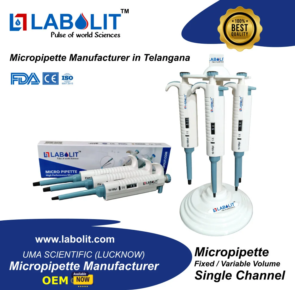 Labolit – No.1 ISO, CE & FDA Certified Micropipette Supplier & Exporter