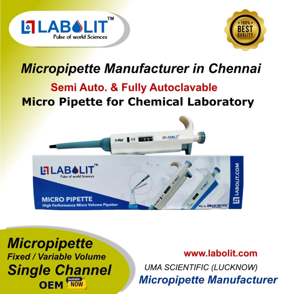 Micropipette Manufacturer & Supplier in Karnataka | Best Top No.1 LABOLIT