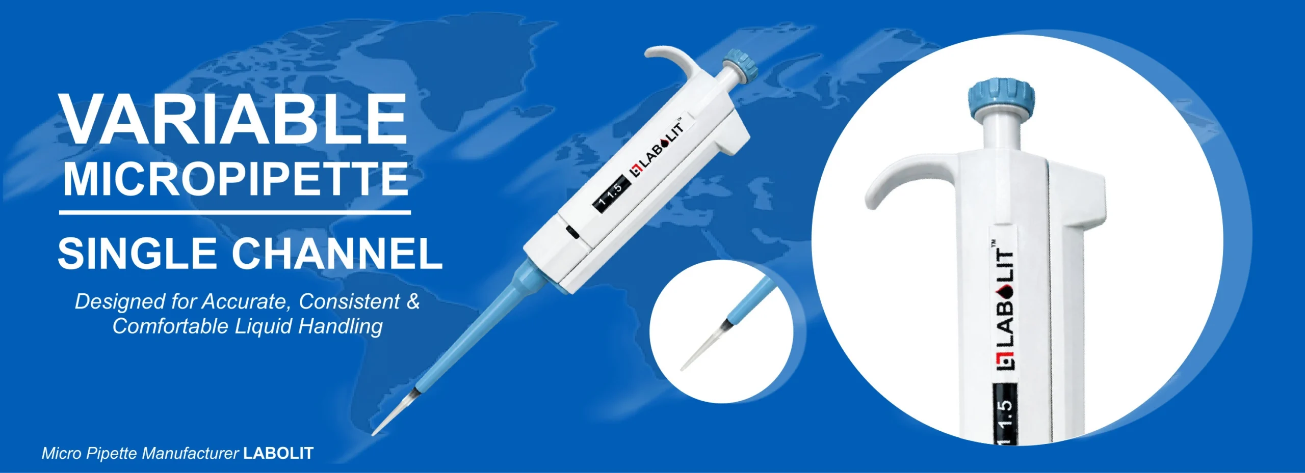 LABOLIT Private Limited is a leading variable micropipette manufacturer and supplier, offering precision, accuracy and quality laboratory solutions.